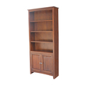 International Concepts Shaker Bookcase, 72"H, Espresso K581-SH-3227A-SH-322D